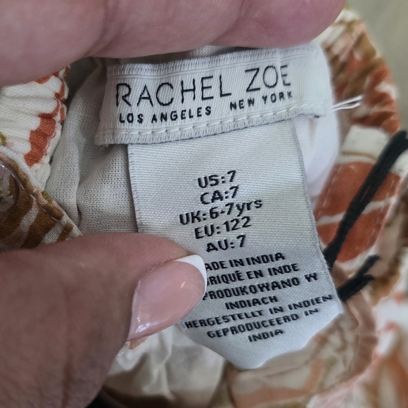 Rachel Zoe Orange and Green Floral Dress - Picture 10 of 11